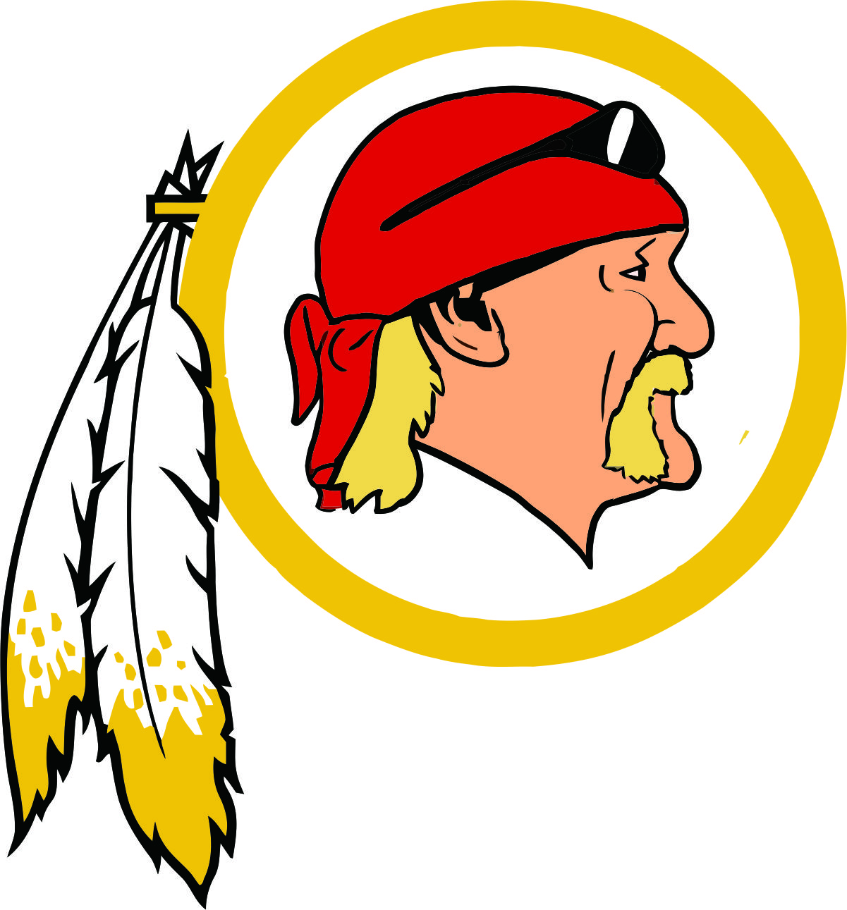 Washington Redskins Hulk Hogan Logo iron on transfers